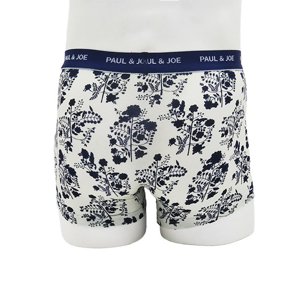 フラワープリント&ハートワッペン(ベージュ)