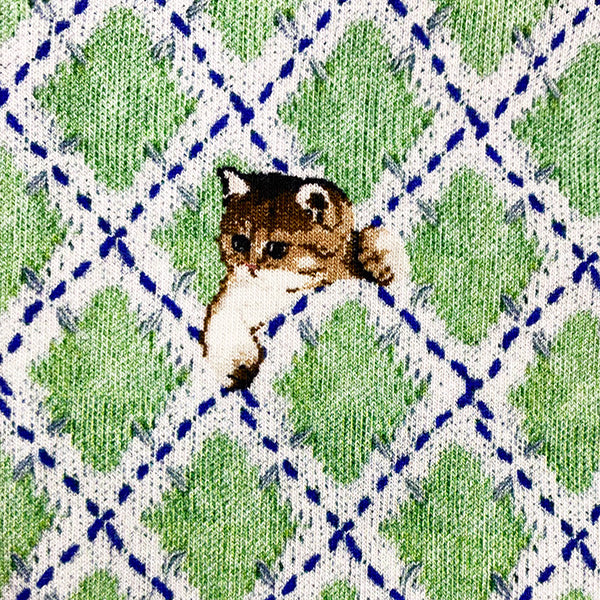 アーガイル柄スイングヌネット(Sグリーン)