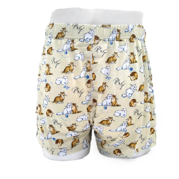 毛糸遊び柄(ベージュ)