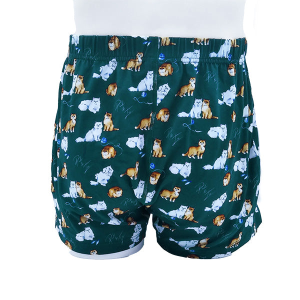 毛糸遊び柄(Dグリーン)