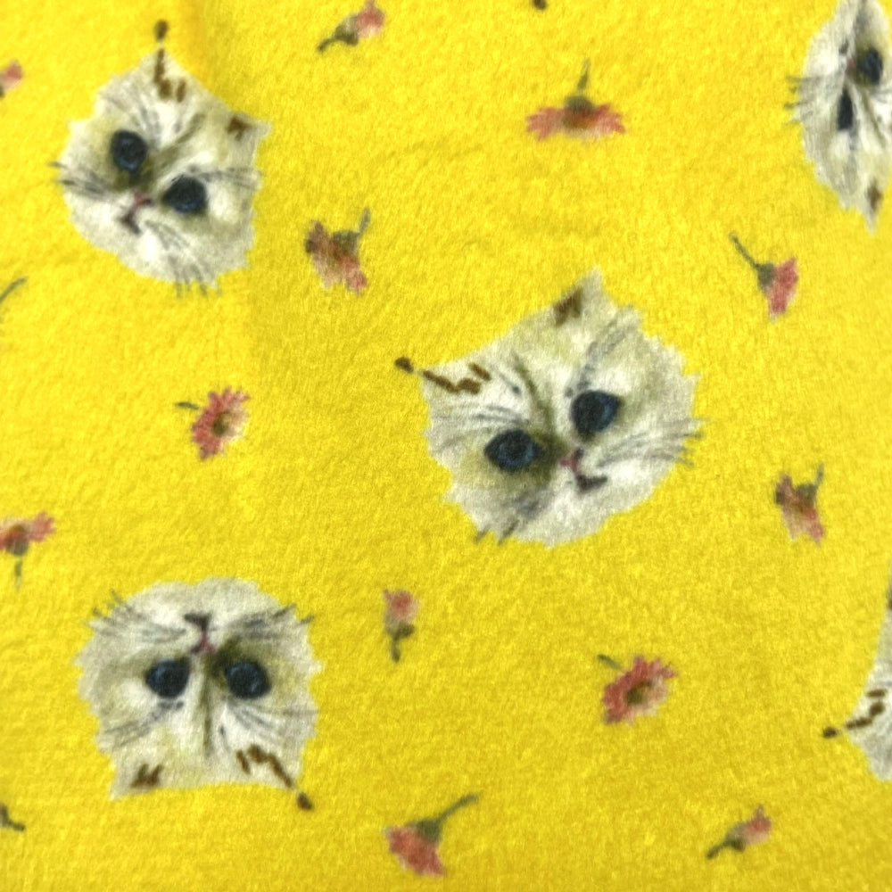 ジプシーフラワー総柄ルームカバー(イエロー)