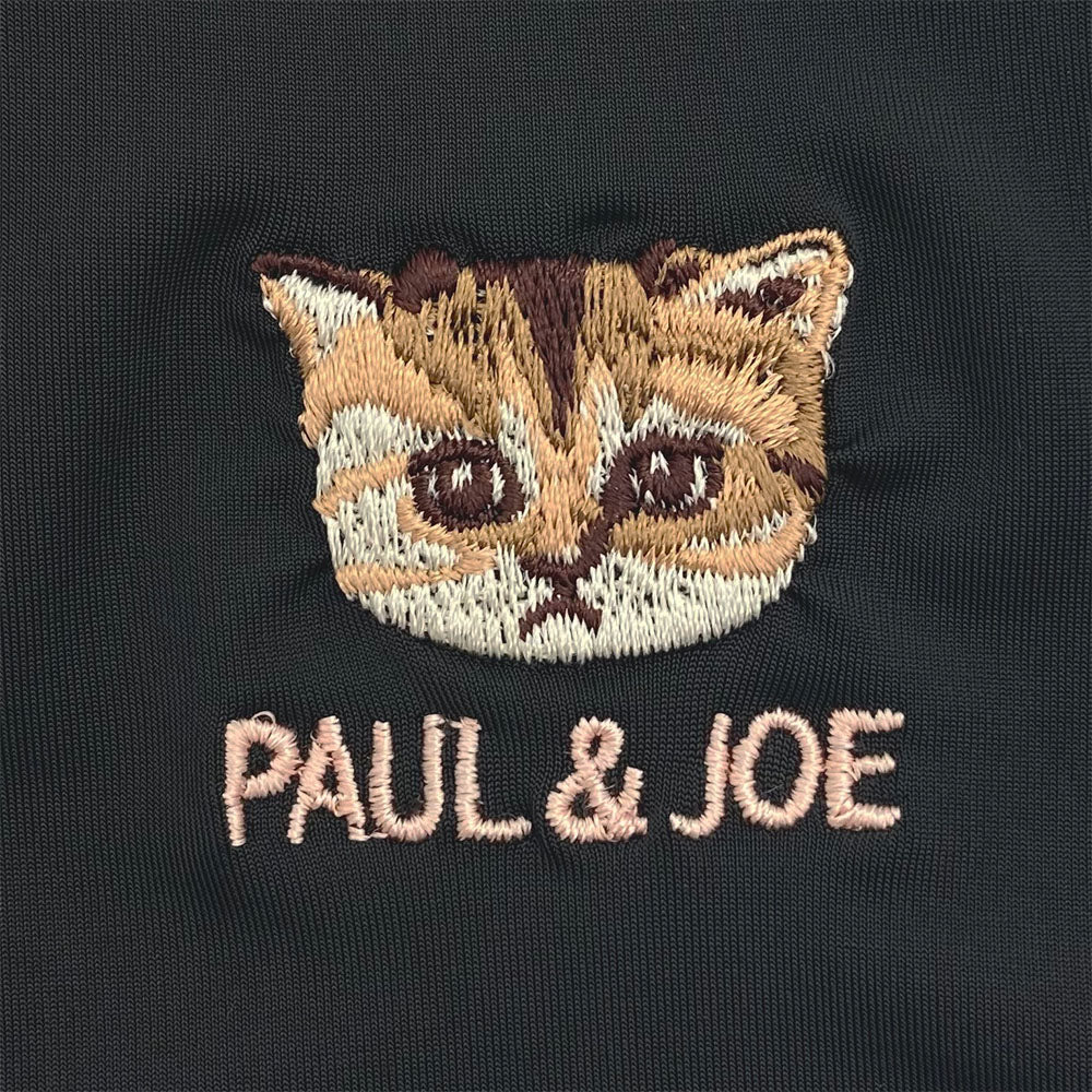 ヌネットワンポイント刺繍 アームカバー(ブラック)
