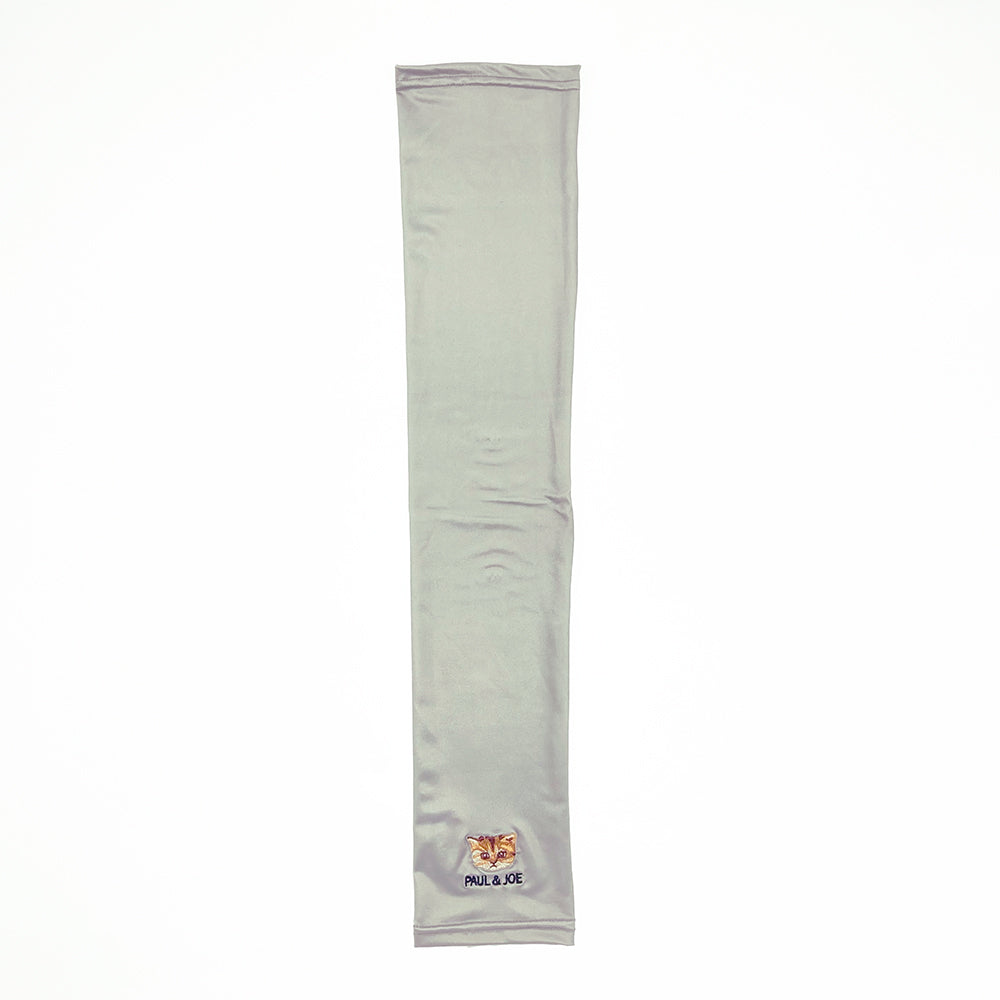 ヌネット刺繍 アームカバー(グレー)