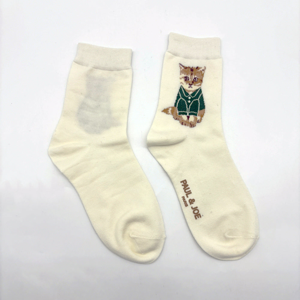【レディース】お座りヌネットサイド柄レディースソックス