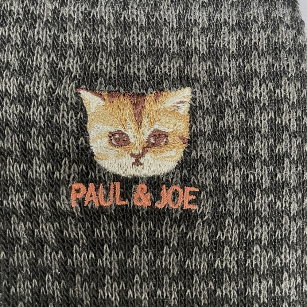 【メンズ】ジャガード千鳥ヌネット刺繍 ソックス