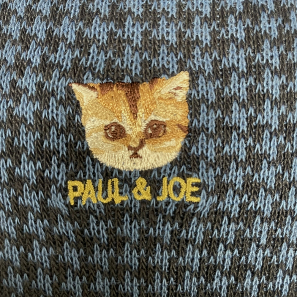 【メンズ】ジャガード千鳥ヌネット刺繍 ソックス