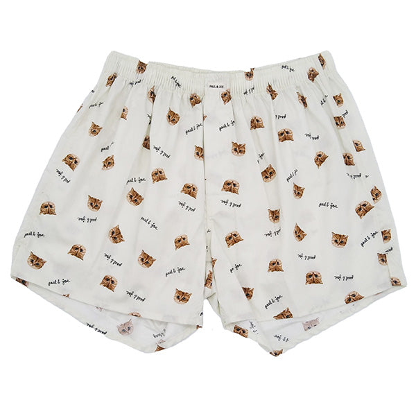 ヌネットワンポイント総柄(ベージュ)