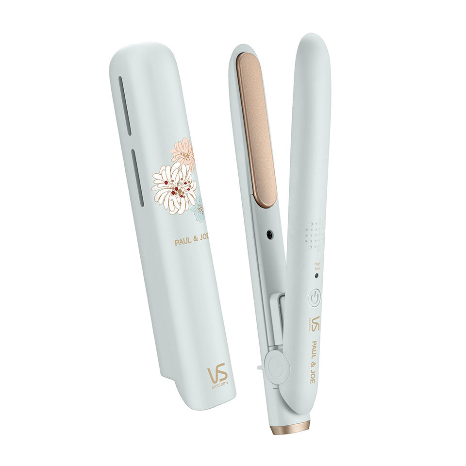 モバイルストレートアイロン(給電式)ブルー