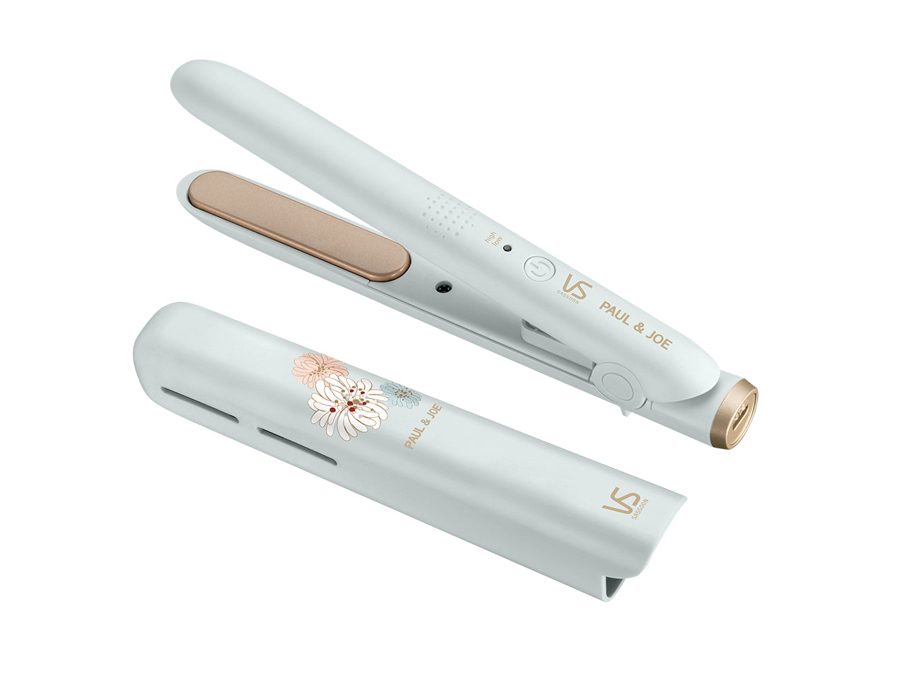 モバイルストレートアイロン(給電式)ブルー