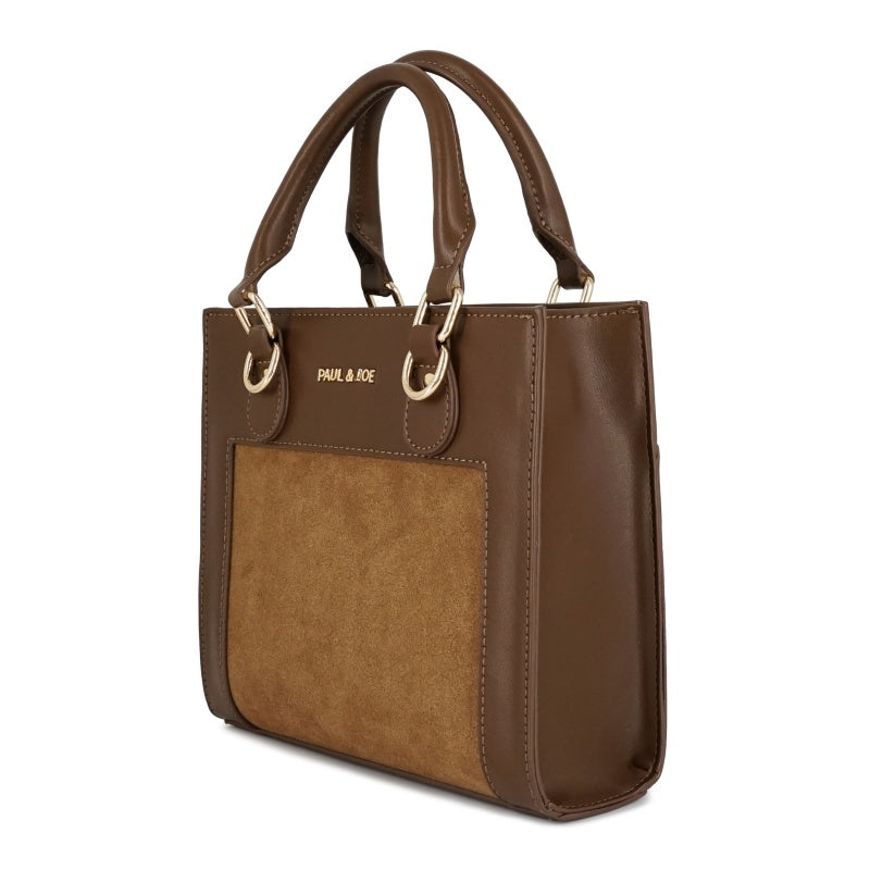 BAG WITH GIPSY&NOUNETTE CAHRM ハンドバッグ(ブラウン)