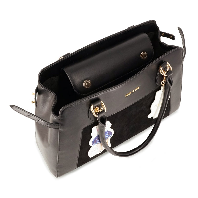 BAG WITH GIPSY&NOUNETTE CAHRM トートバッグ(ブラック)