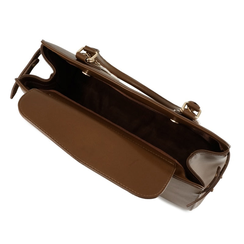BAG WITH GIPSY&NOUNETTE CAHRM トートバッグ(ブラウン)