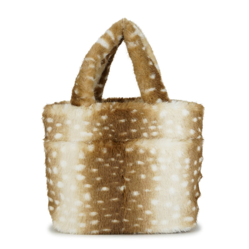 FUR ANIMAL ファートートバッグ(ベージュ)