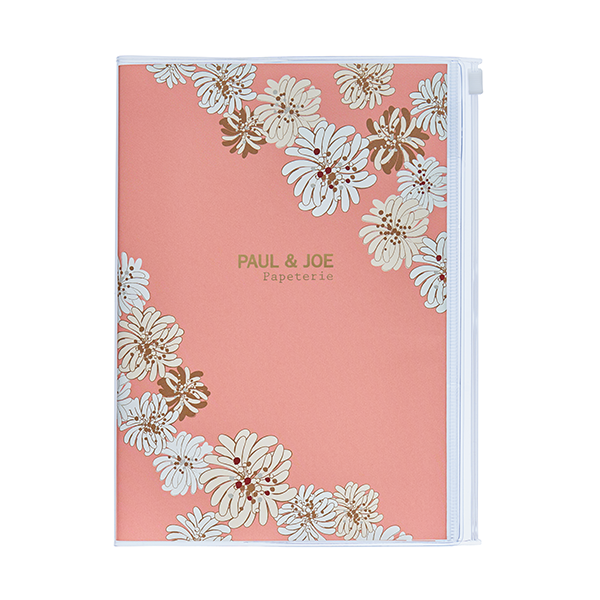 カバー付きA5ノート クリザンテームピンク