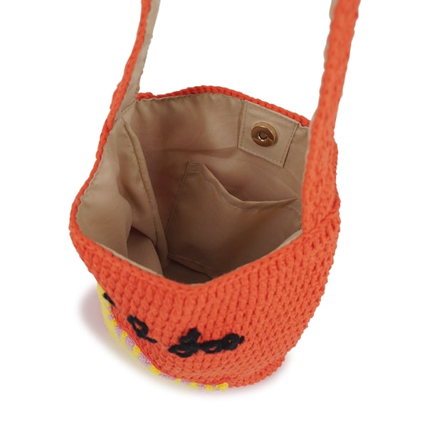 ダイナソー ショルダーバッグ オレンジ