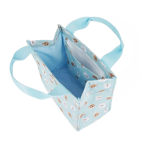 ジプヌネ総柄 ランチトート ブルー