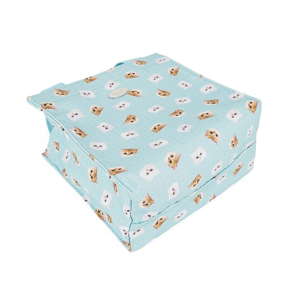 ジプヌネ総柄 ランチトート ブルー