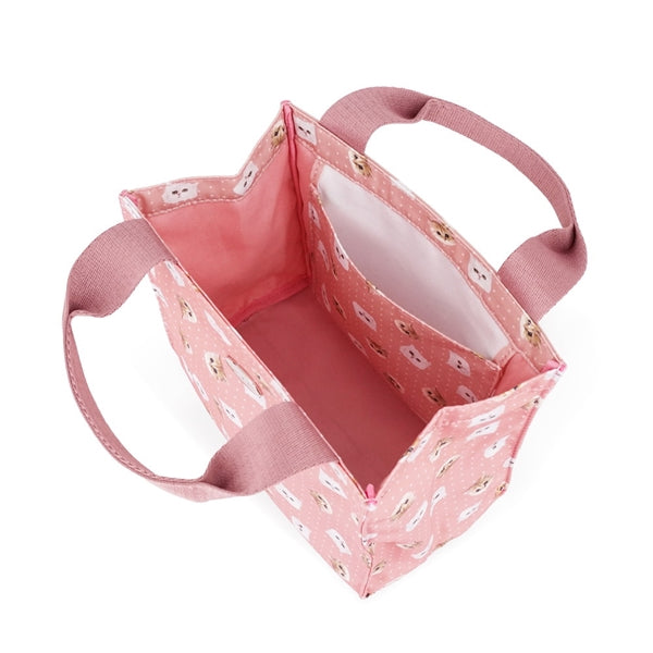 ジプヌネ総柄 ランチトート オレンジ