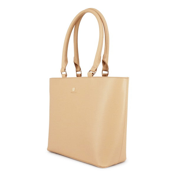 SMALL CAT FACE METAL トートバッグ(ベージュ)