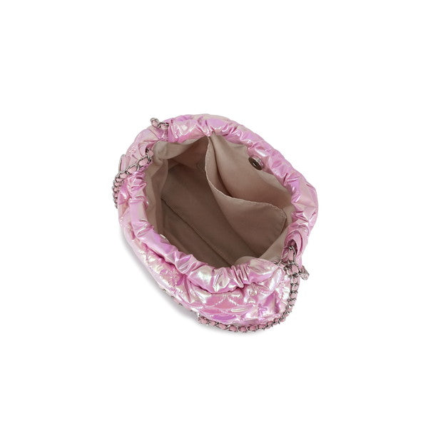 LOGO QUILTING トートバッグ(ピンク)