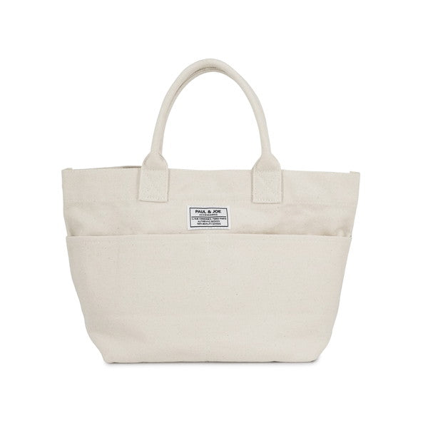 キャンバスメダイユ ミニトート(アイボリー)