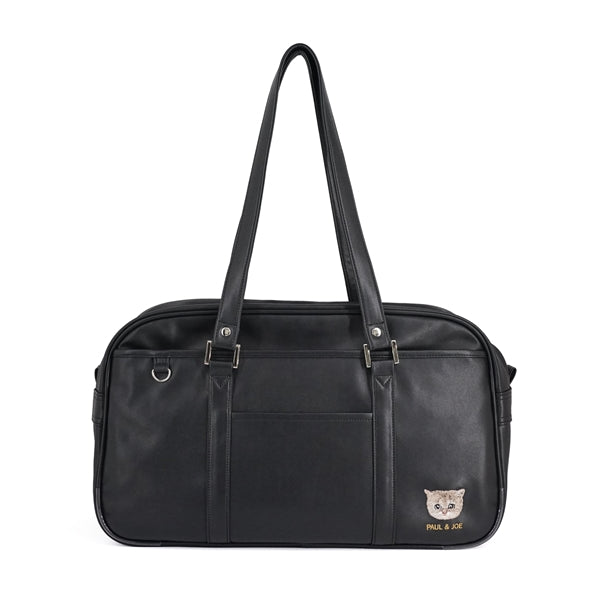 ポール＆ジョー 合皮スクールバッグボストン ブラック｜ポール  