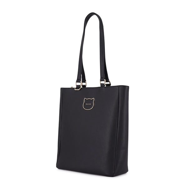 BIG CAT METAL 縦型トートバッグ ブラック