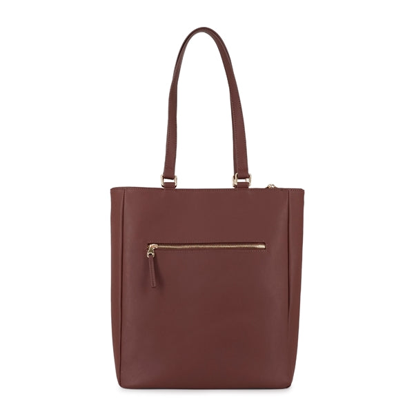 BIG CAT METAL 縦型トートバッグ ブラウン