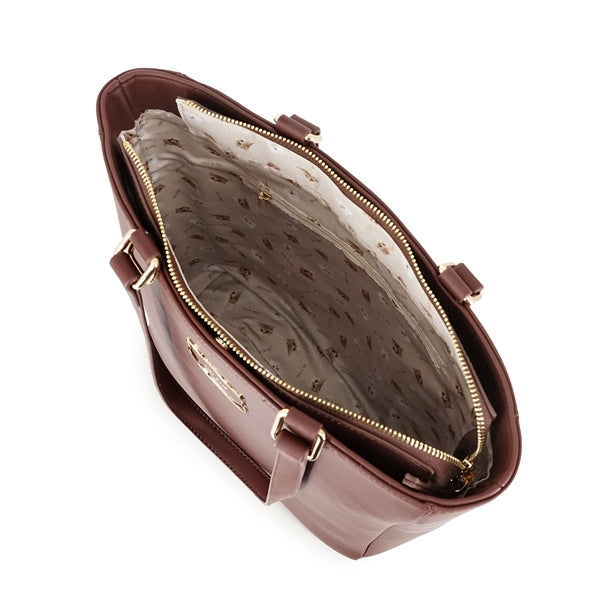 BIG CAT METAL 縦型トートバッグ ブラウン