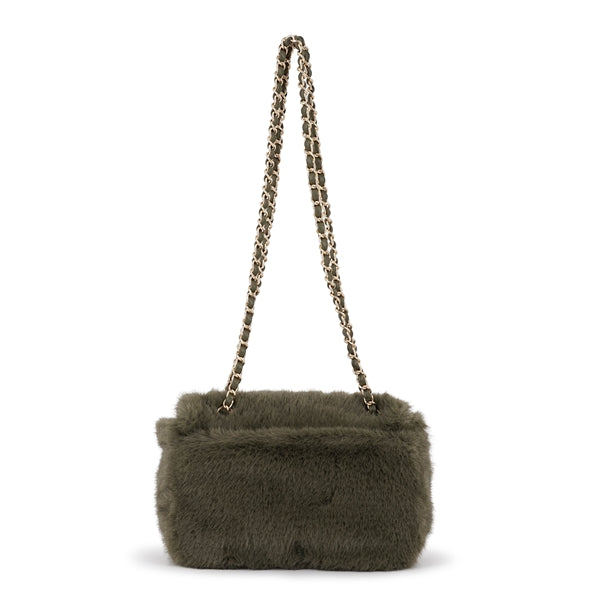 FUR NOUNETTE ミニショルダーバッグ グリーン