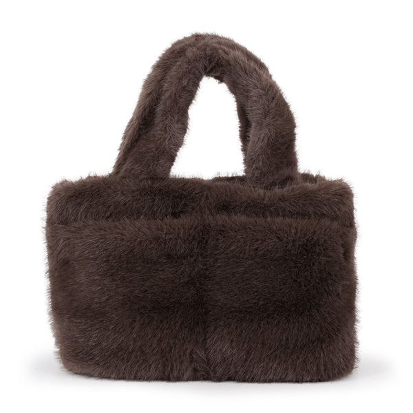 FUR NOUNETTE ミニトートバッグ ブラウン
