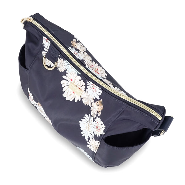 クリザンテーム&ヌネット ショルダーバッグ (ネイビー)