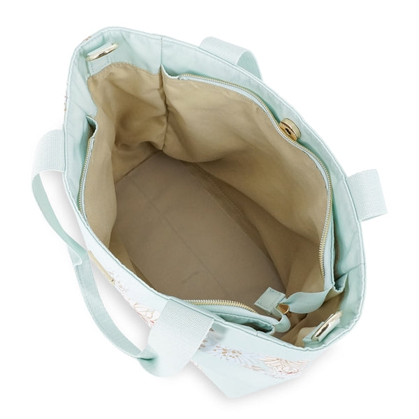 クリザンテーム&ヌネット トートバッグ(ミント)