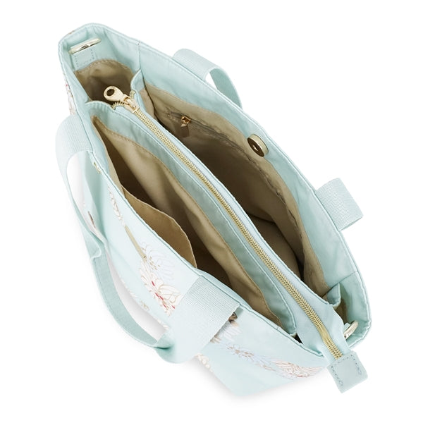 クリザンテーム&ヌネット トートバッグ(ミント)