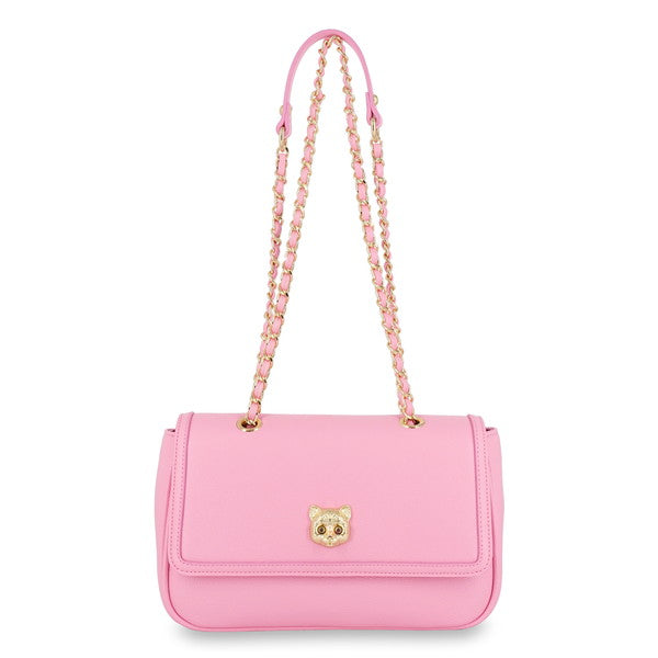 3D CAT FACE ショルダーバッグ (ピンク)