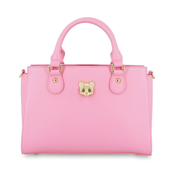 3D CAT FACE ハンドバッグ (ピンク)