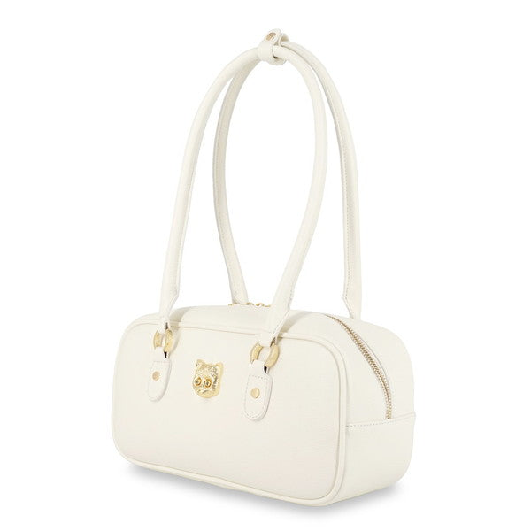 3D CAT FACE ボストンバッグ (アイボリー)