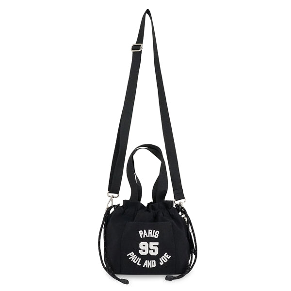 95 EMBROIDERY ミニ巾着バッグ (ブラック)