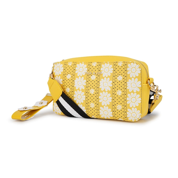 フラワープリント ミニショルダー イエロー