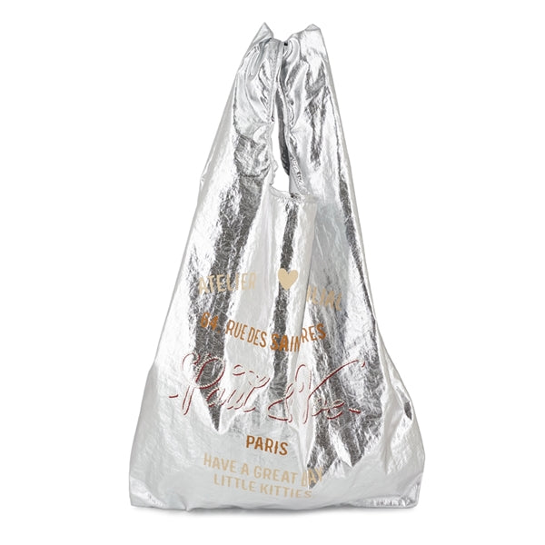 エコバッグ エコバッグ・メタリック(S) シルバー