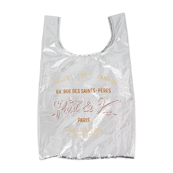 エコバッグ エコバッグ・メタリック(S) シルバー