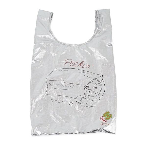 エコバッグ エコバッグ・メタリック(S) シルバー