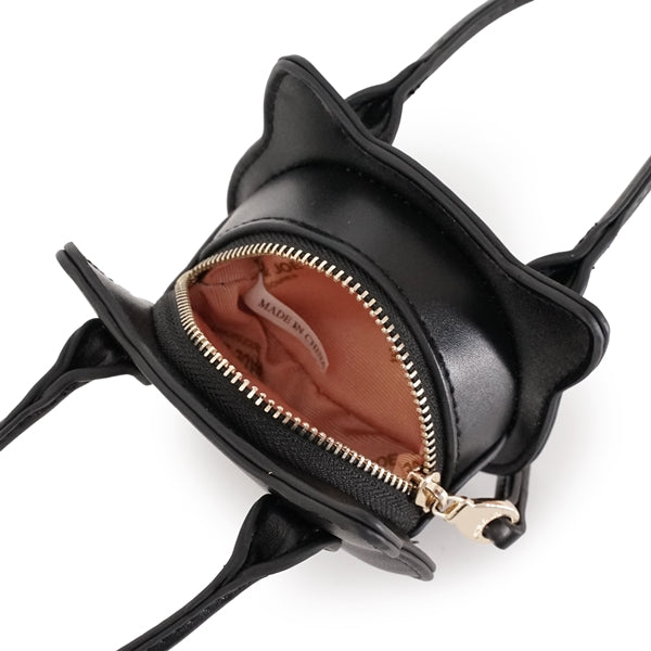 SMALL BAG CHARM ねこ型バッグチャーム ブラック