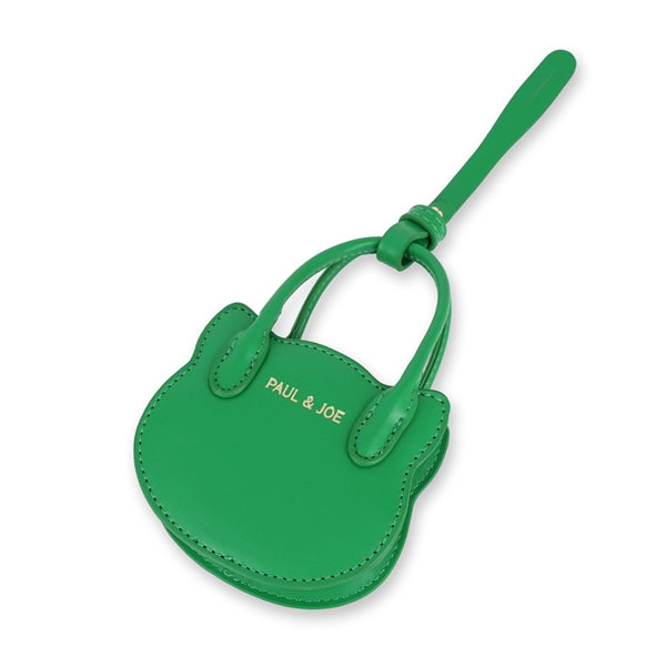 SMALL BAG CHARM ねこ型バッグチャーム グリーン