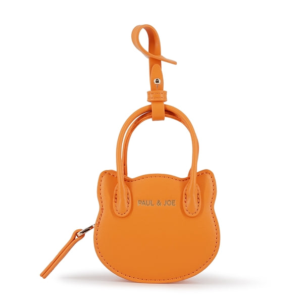 ポール＆ジョー SMALL BAG CHARM ねこ型バッグチャーム オレンジ 