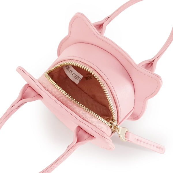SMALL BAG CHARM ねこ型バッグチャーム ピンク