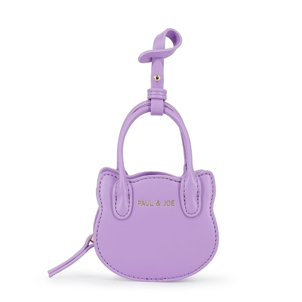 ポール＆ジョー SMALL BAG CHARM ねこ型バッグチャーム パープル 