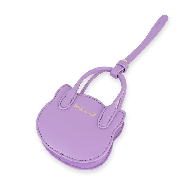 SMALL BAG CHARM ねこ型バッグチャーム パープル