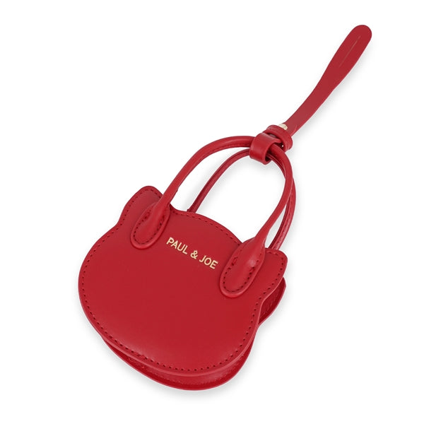 SMALL BAG CHARM ねこ型バッグチャーム レッド