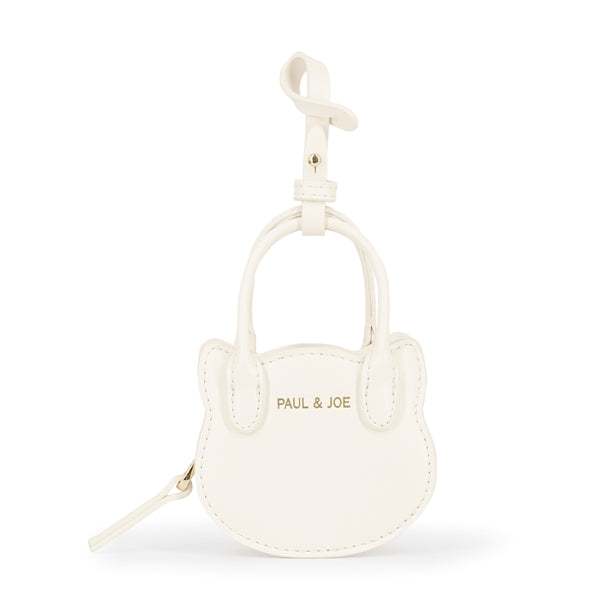ポール＆ジョー SMALL BAG CHARM ねこ型バッグチャーム ホワイト 